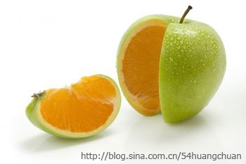 PS合成有创意的橙子和苹果结合图片2