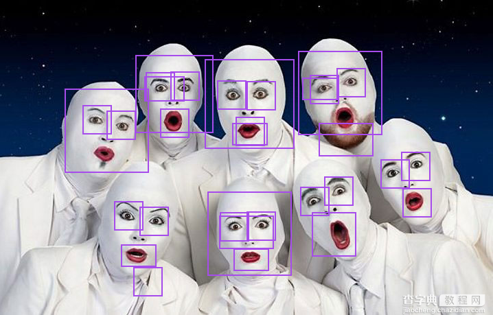 使用JavaScript 实现的人脸检测2