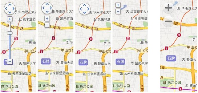 比例尺、缩略图、平移缩放之百度地图添加控件方法2