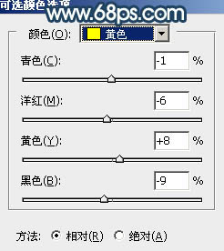 Photoshop调制出暗蓝秋季色树林人物图片21