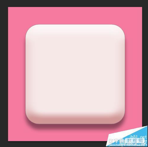 PS怎么绘制粉色漂亮的按钮?8