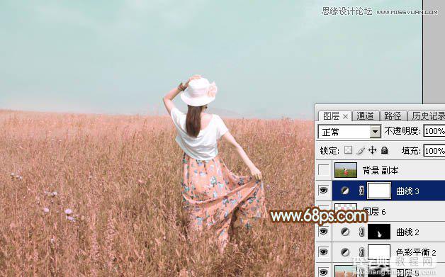 使用Photoshop给外景人像调出韩系粉色效果教程37
