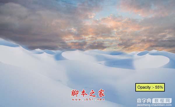 photoshop合成制作漂亮的雪景卡通乐园26