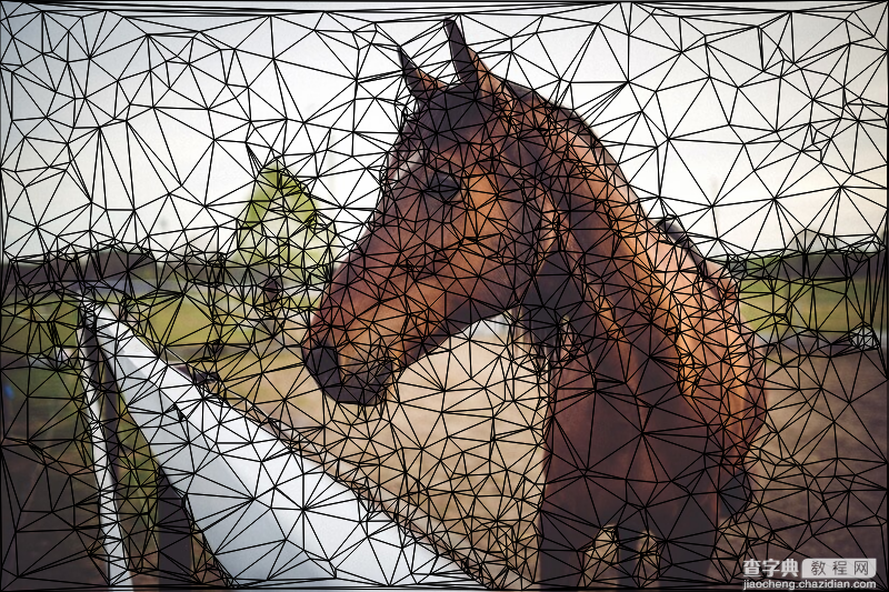 用canvas 实现个图片三角化（LOW POLY）效果2