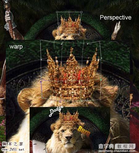 photoshop 合成创意的人身狮子王19