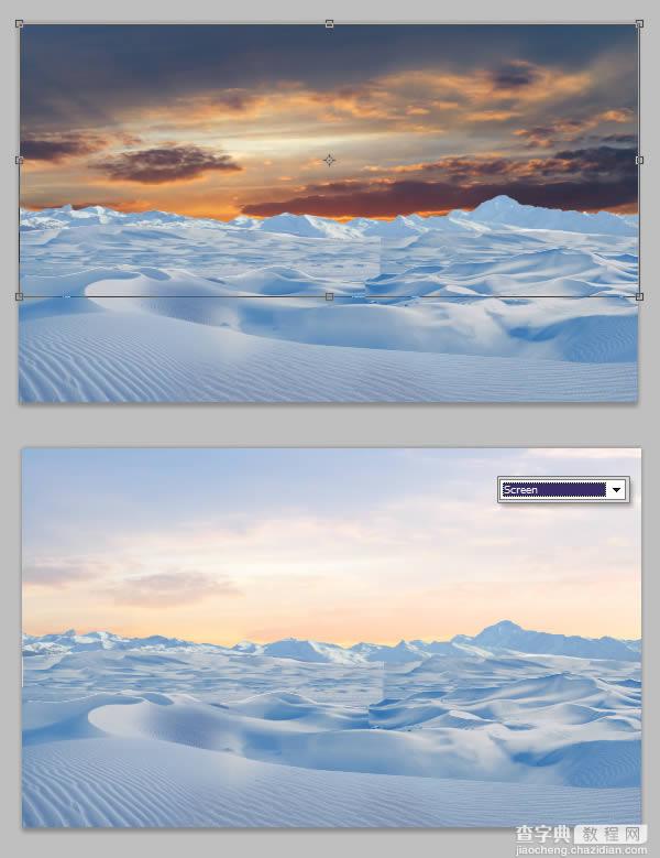 photoshop将荒漠场景打造出迪士尼风格的雪景图29