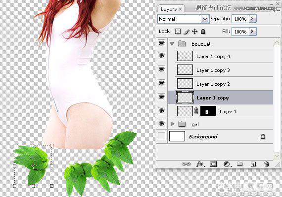 使用Photoshop合成藤蔓装饰的少女场景图教程14