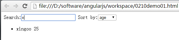 AngularJS 过滤与排序详解及实例代码3