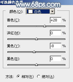 Photoshop将水景人物图片打造出柔和的古典青蓝色特效5