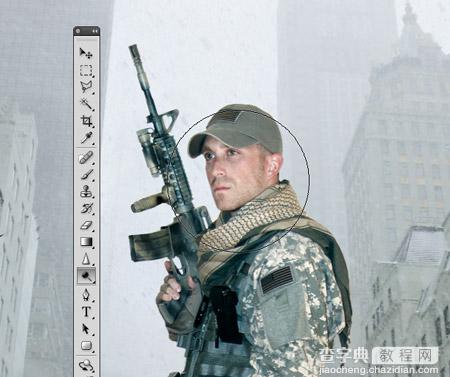 在Photoshop中制作超酷的军事惊悚片场景海报9