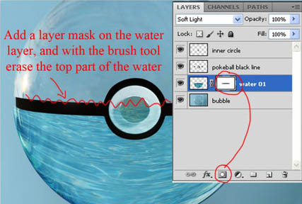 photoshop合成制作出水晶球里面的海洋世界12