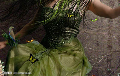 photoshop 合成漂亮的森林女皇31