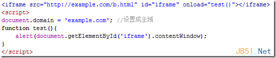 javascript跨域的4种方法和原理详解7