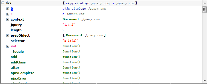 jQuery 核心函数以及jQuery对象1