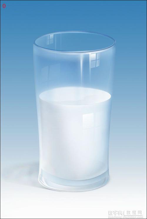 Photoshop鼠绘教程:牛奶玻璃杯15