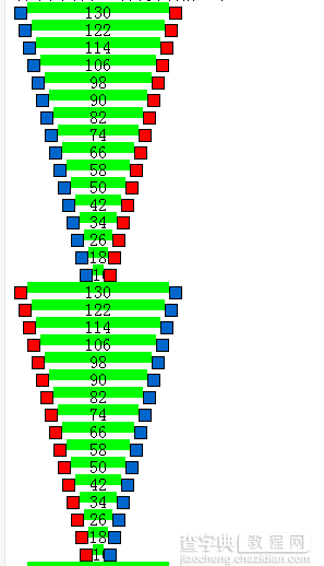 jquery实现的V字形显示效果代码1