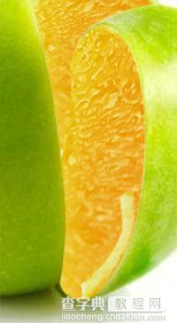 PS合成有创意的橙子和苹果结合图片11