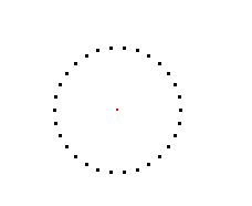 JS实现生成会变大变小的圆环实例1