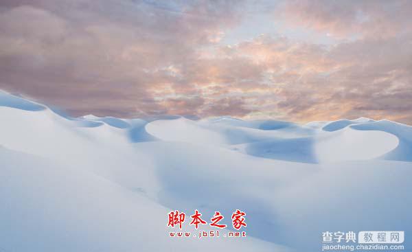 photoshop合成制作漂亮的雪景卡通乐园29