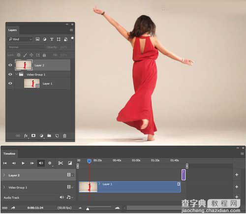Photoshop合成有创意的舞者跳舞的幻影效果6