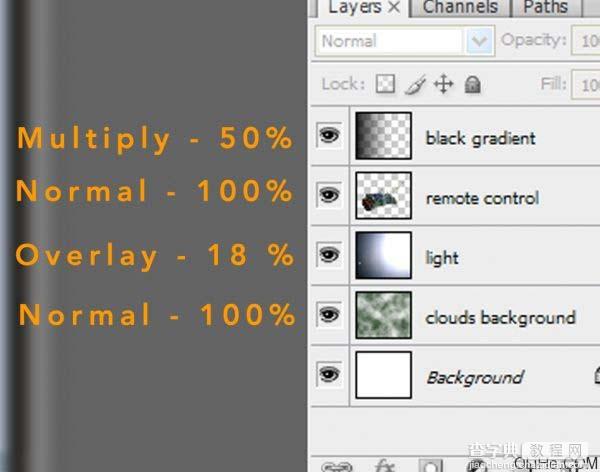 用photoshop 合成子弹穿透物体的瞬间53