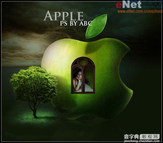 PS照片合成：神秘的Apple1