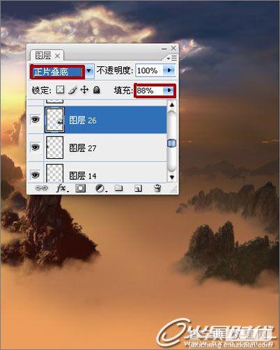 Photoshop cs3照片合成:神奇自然景观13