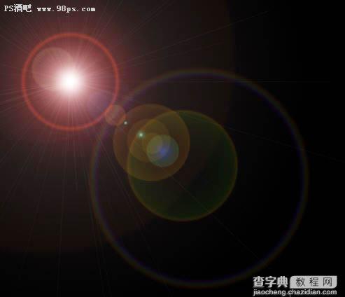 Photoshop用滤镜实现绚丽的光束叠加效果7
