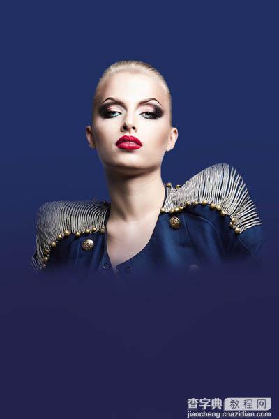 Photoshop设计打造绚丽的蓝色潮装人物海报7