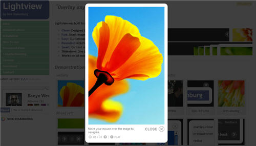 30个最佳jQuery Lightbox效果插件分享19