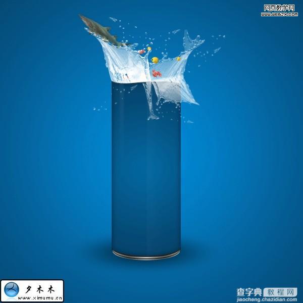 Photoshop 有趣的创意汽水广告24