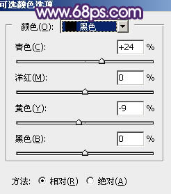 Photoshop调制出魔幻的蓝紫色草原人物图片18