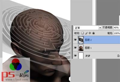 photoshop合成打造大脑迷宫宣传海报教程3