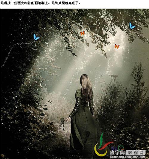 PS人物照片和风景照片的合成实例13