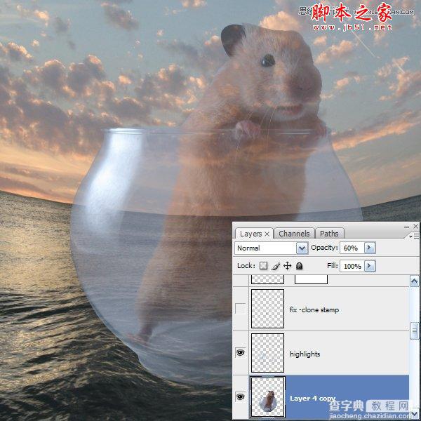 Photoshop合成制作可爱的海盗鼠船长教程8