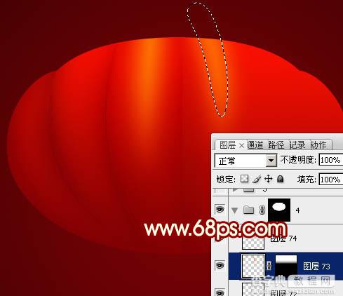 Photoshop设计制作喜庆的新春大红灯笼15