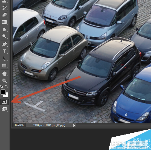 PS模糊滤镜将汽车照片打造移轴电影画面效果6
