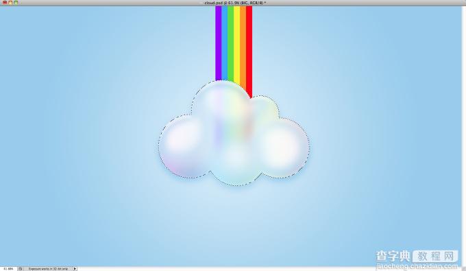 Photoshop打造非常可爱的透明云彩壁纸19