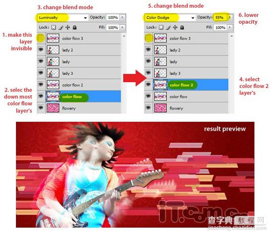 Photoshop 实现的绚丽潮流音乐壁纸32
