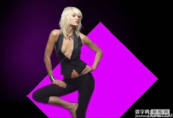 Photoshop 打造绚丽时尚的美女海报7
