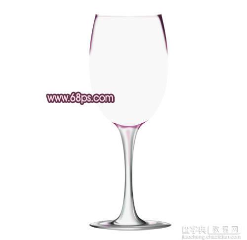 Photoshop打造盛有红酒的玻璃酒杯29