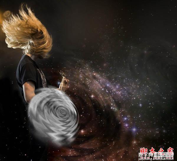 Photoshop设计制作出动感的摇滚音乐海报14