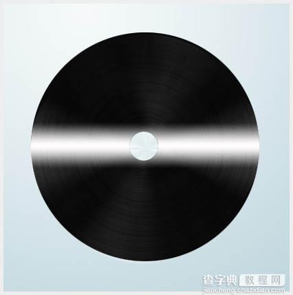 PS利用滤镜及渐变制作精致的黑胶唱片25