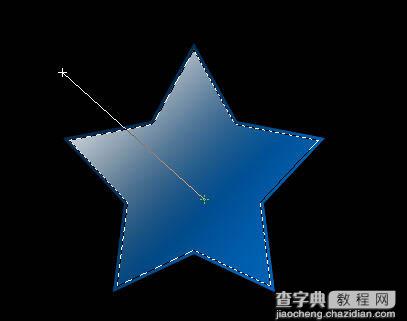 Photoshop 漂亮的水晶五角星及光纤8