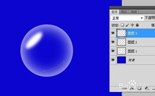 ps绘制漂亮透明的泡泡效果9