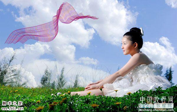 photoshop 利用画笔制作漂亮的丝绸效果12