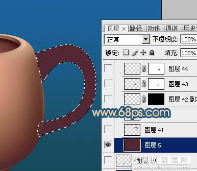 Photoshop设计制作一个逼真精致的陶瓷茶壶27