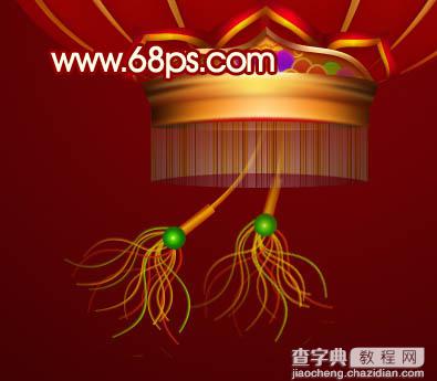 Photoshop设计制作喜庆的新春大红灯笼46