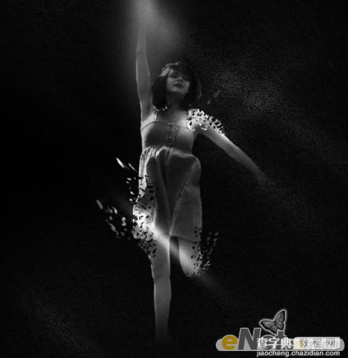 photoshop合成制作出简单的高光美女海报特效25
