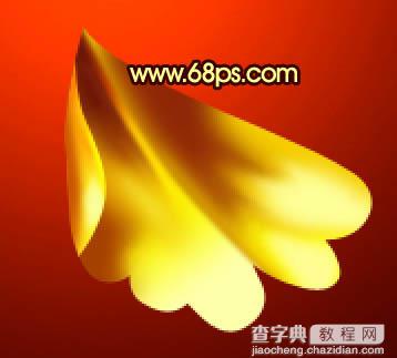 Photoshop打造非常华丽的金色牡丹22